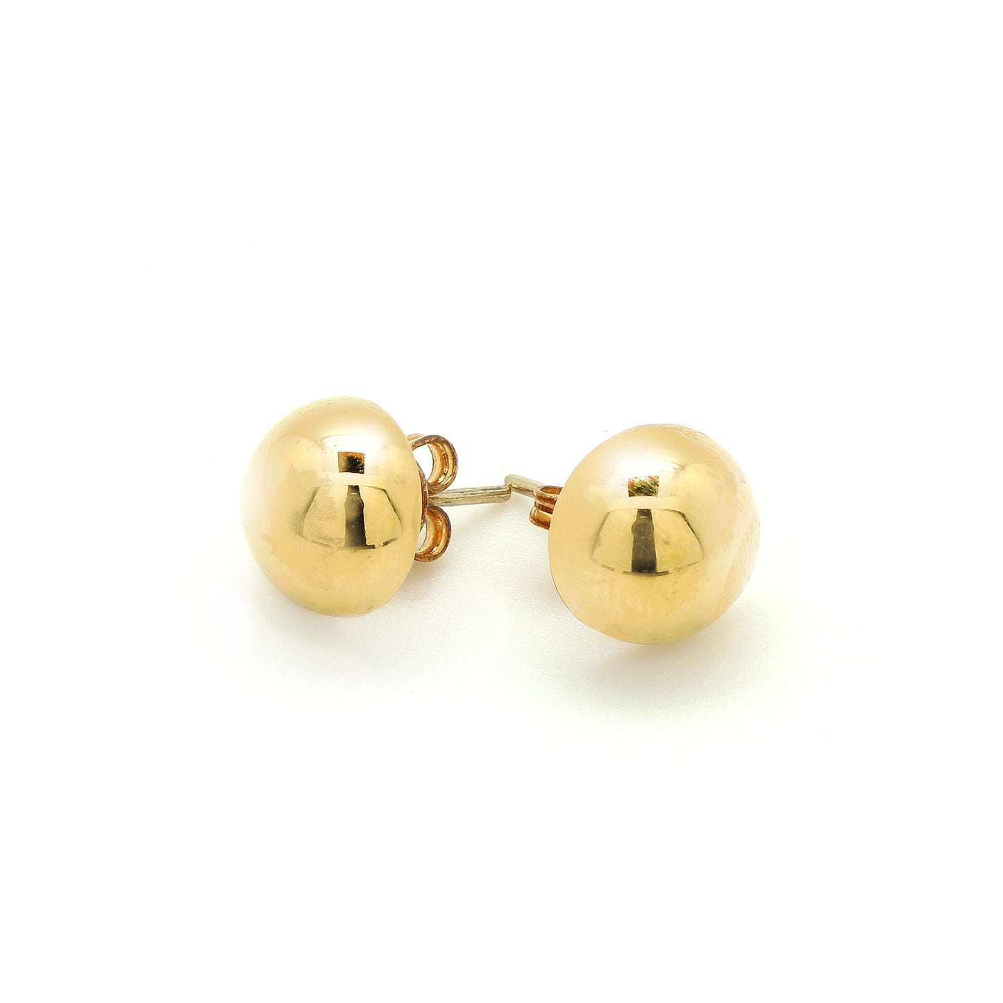 9 mm SILVER-GOLD EARRING