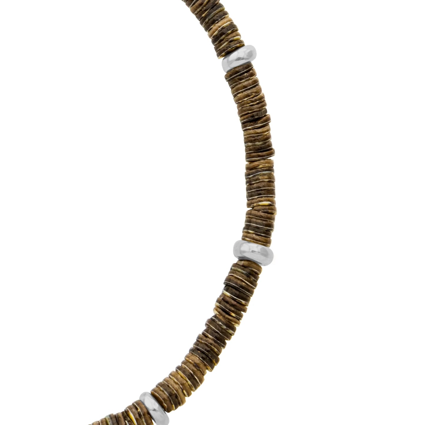 Pulsera baño de Rodio, Conchas filipinas - Joyería y bisutería fina