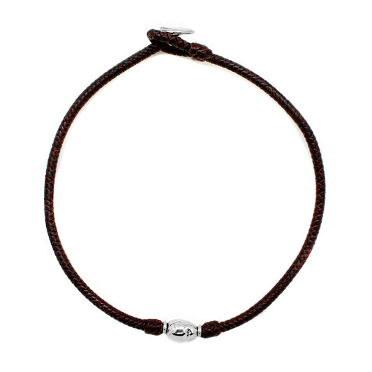 SOLITAIRE CHOKER SILVER