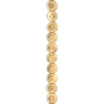 Collar de 52cm con lunetas en baño de oro de 22K - Joyería y bisutería fina