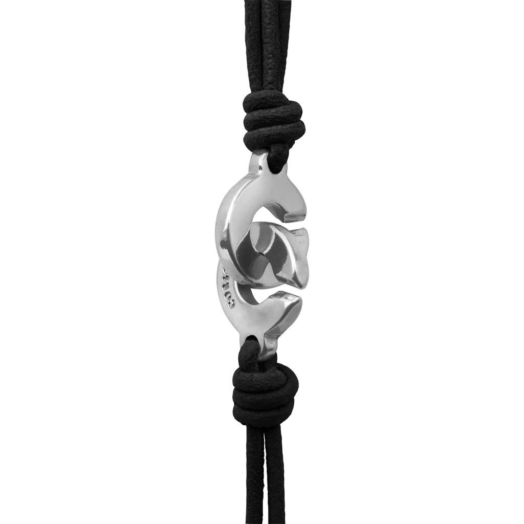 Collar choker de piel natural de borrego, con semillas y perlas en baño de plata esterlina .925 - Joyería y bisutería fina