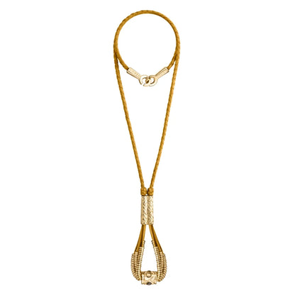 Collar Baño de Oro 22K o rodio, piedra central pirita facetadas - Joyería y bisutería fina