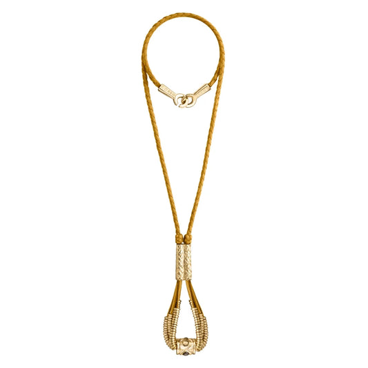 Collar Baño de Oro 22K o rodio, piedra central pirita facetadas - Joyería y bisutería fina