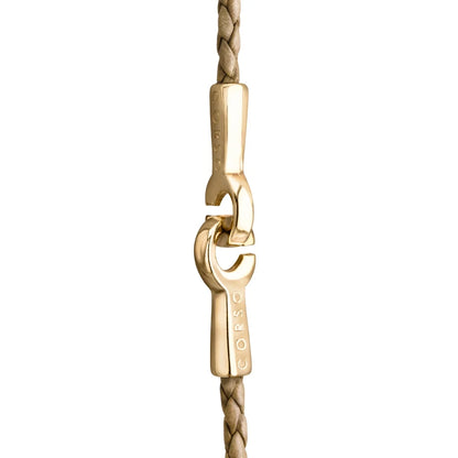 Collar Baño de Oro 22K o rodio, piedra central pirita facetadas - Joyería y bisutería fina