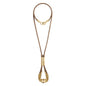 Collar Baño de Oro 22K o rodio, piedra central pirita facetadas - Joyería y bisutería fina