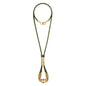 Collar Baño de Oro 22K o rodio, piedra central pirita facetadas - Joyería y bisutería fina
