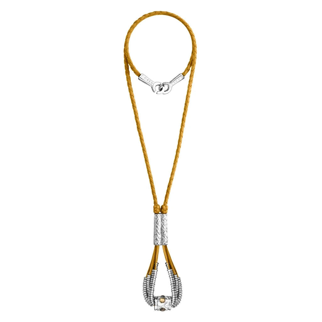 Collar Baño de Oro 22K o rodio, piedra central pirita facetadas - Joyería y bisutería fina