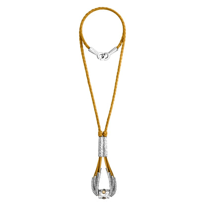 Collar Baño de Oro 22K o rodio, piedra central pirita facetadas - Joyería y bisutería fina