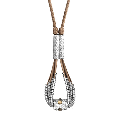Collar Baño de Oro 22K o rodio, piedra central pirita facetadas - Joyería y bisutería fina