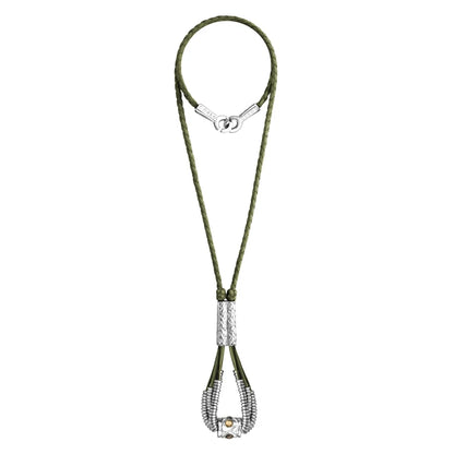 Collar Baño de Oro 22K o rodio, piedra central pirita facetadas - Joyería y bisutería fina