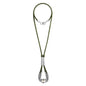 Collar Baño de Oro 22K o rodio, piedra central pirita facetadas - Joyería y bisutería fina