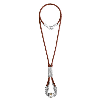 Collar Baño de Oro 22K o rodio, piedra central pirita facetadas - Joyería y bisutería fina