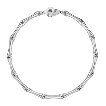 Bamboo Choker Silver