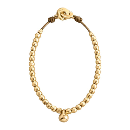 Collar choker en baño de Oro 22K, con dije de perla australiana - Joyería y bisutería fina