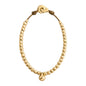 Collar choker en baño de Oro 22K, con dije de perla australiana - Joyería y bisutería fina