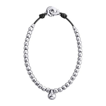 Collar choker en baño de rodio, con dije de perla australiana - Joyería y bisutería fina