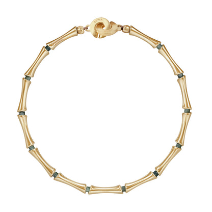 Bamboo Stone Choker Gold