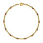 Choker Bañado en oro de 22K, Piedras, Cuentas tubulares - Joyería y bisutería fina