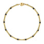 Choker Bañado en oro de 22K, Piedras, Cuentas tubulares - Joyería y bisutería fina