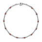 Choker Bañado en Rodio, Piedras, Cuentas tubulares - Joyería y bisutería fina