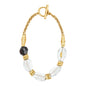 Biwa Garnet Gold Choker