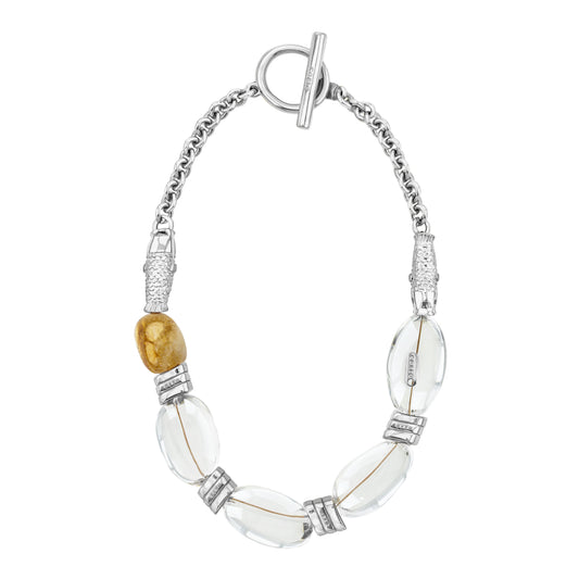 Biwa Silver Choker