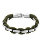 Sterling Silver Olive Chain Bracelet
