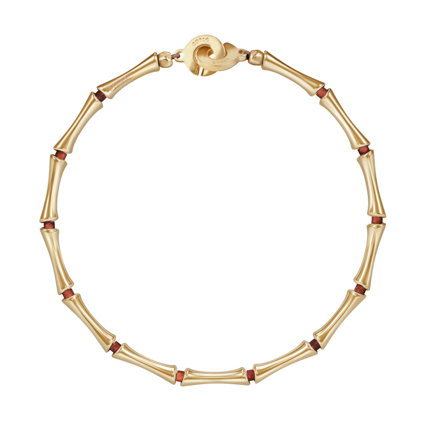 Bamboo Stone Choker Gold