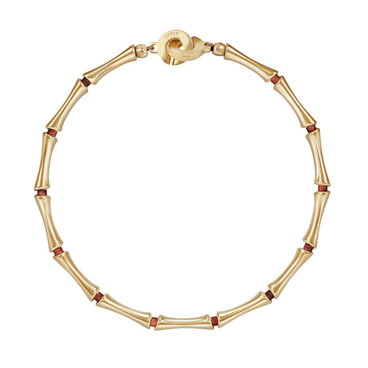 Bamboo Stone Choker Gold