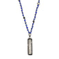 Collar de 37cm con piedras 4mm, con dije con mantra de sabiduría y compasión om mani padme hum - Joyería y bisutería fina