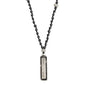 Collar de 37cm con piedras 4mm, con dije con mantra de sabiduría y compasión om mani padme hum - Joyería y bisutería fina