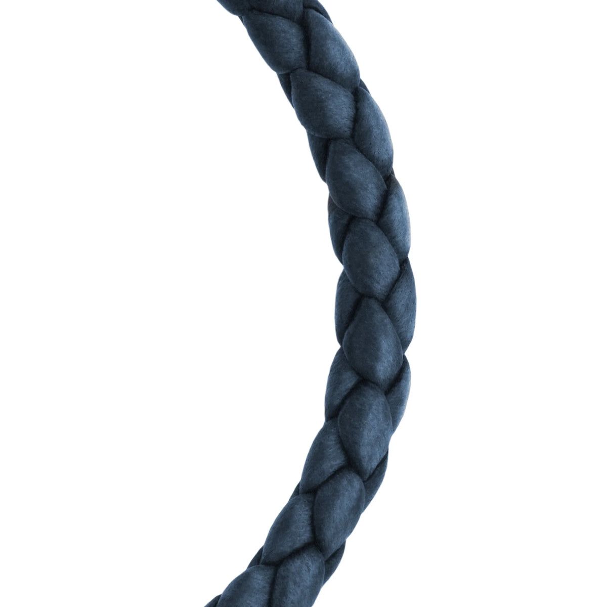 Pulsera en baño de Oro 22K, Piel natural de Borrego, Trenzado - Joyería y bisutería fina