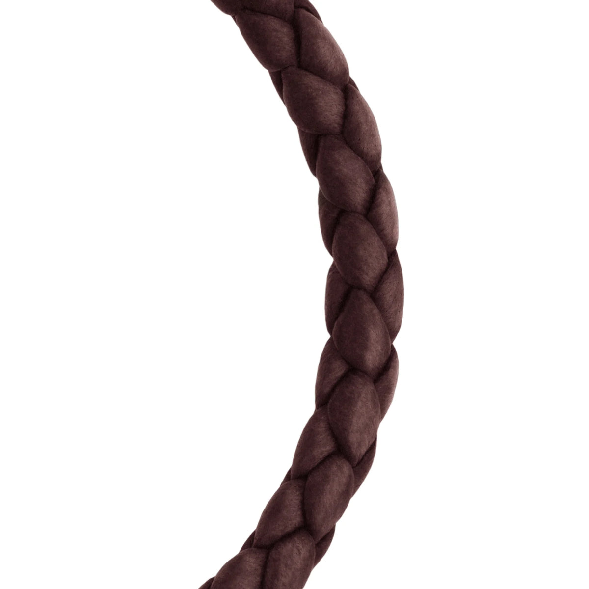 Pulsera en baño de Oro 22K, Piel natural de Borrego, Trenzado - Joyería y bisutería fina
