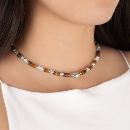 Collier Ras du Cou Lio Argenté