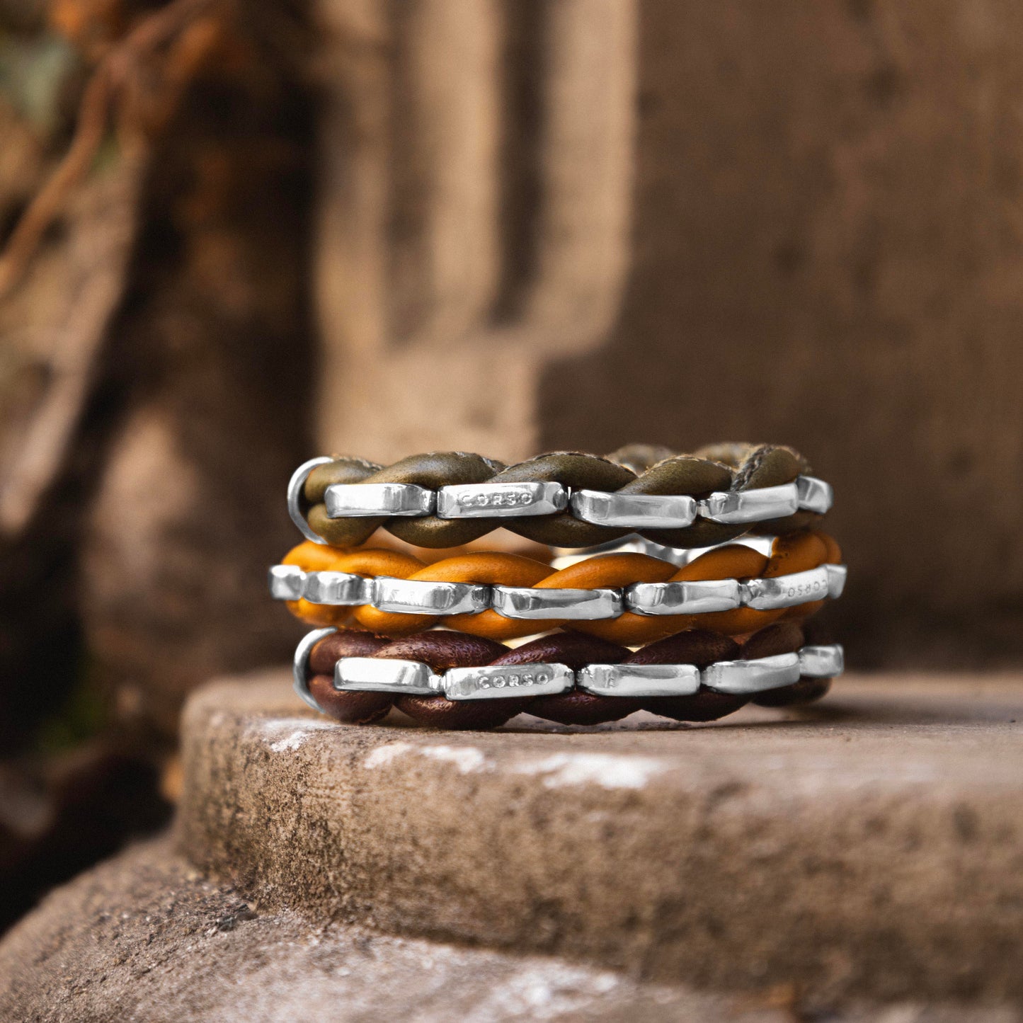 Bracelet Catena Brandy en argent