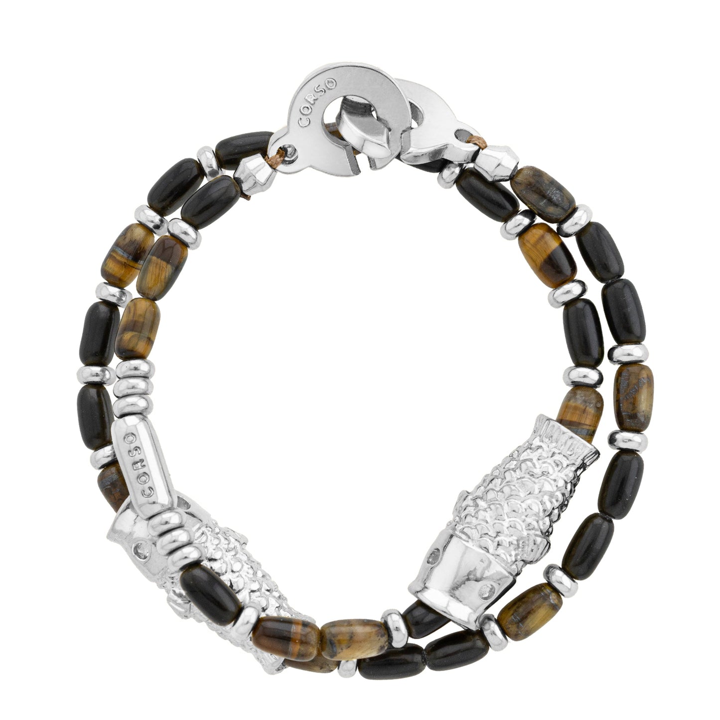 Bracelet en argent onyx Suo Sea