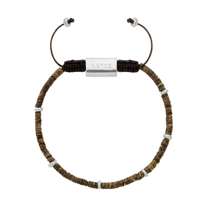 Pulsera baño de Rodio, Conchas filipinas - Joyería y bisutería fina