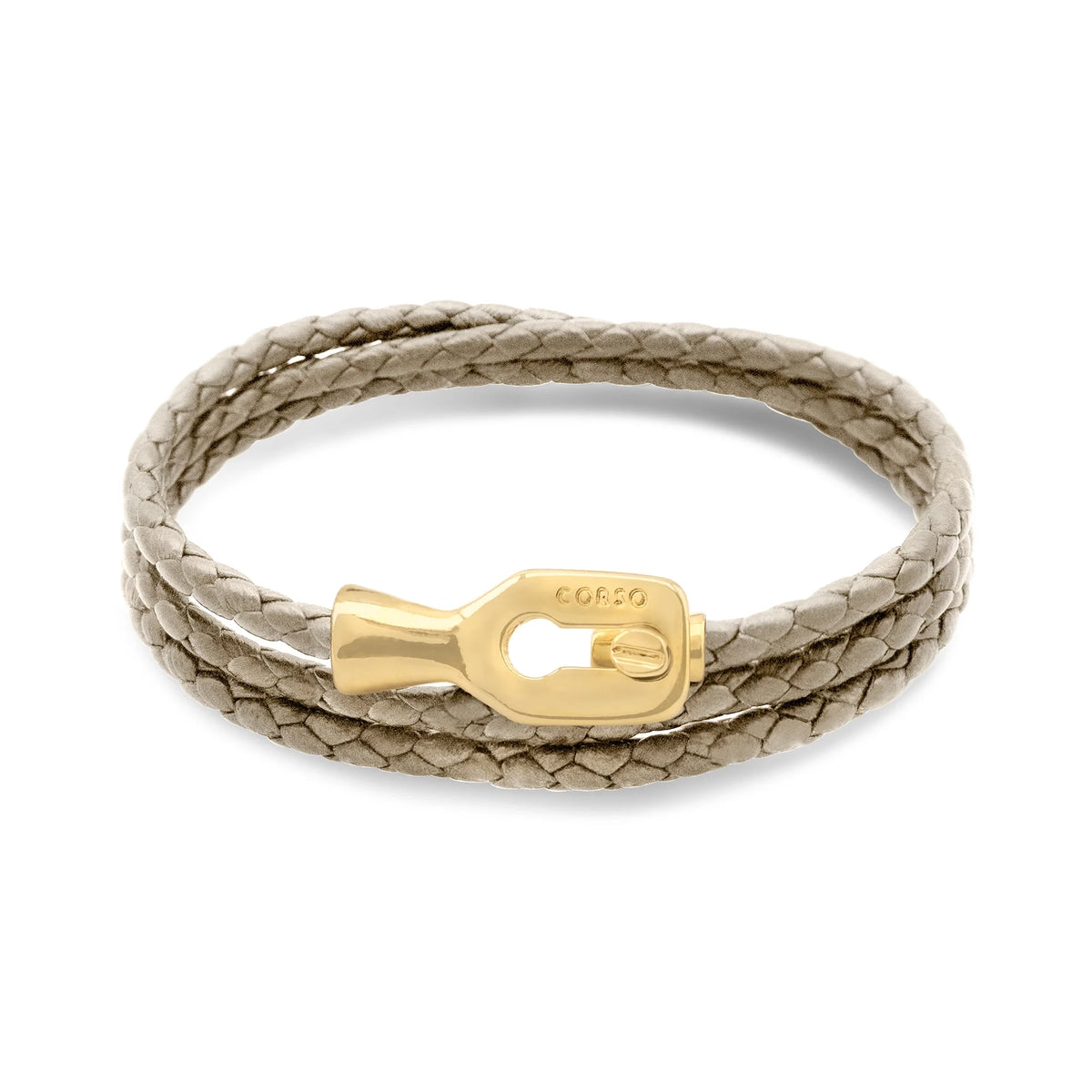 Pulsera baño de Oro 22K, Piel de borrego - Joyería y bisutería fina