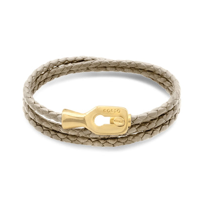 Pulsera baño de Oro 22K, Piel de borrego - Joyería y bisutería fina