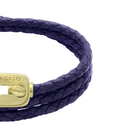 Pulsera baño de Oro 22K, Piel de borrego - Joyería y bisutería fina