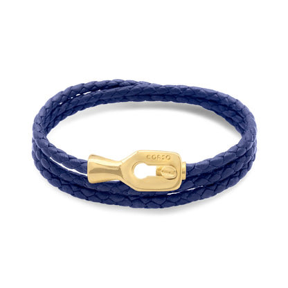Pulsera baño de Oro 22K, Piel de borrego - Joyería y bisutería fina
