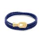 Pulsera baño de Oro 22K, Piel de borrego - Joyería y bisutería fina