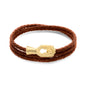 Pulsera baño de Oro 22K, Piel de borrego - Joyería y bisutería fina