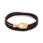 Pulsera baño de Oro 22K, Piel de borrego - Joyería y bisutería fina