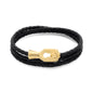 Pulsera baño de Oro 22K, Piel de borrego - Joyería y bisutería fina