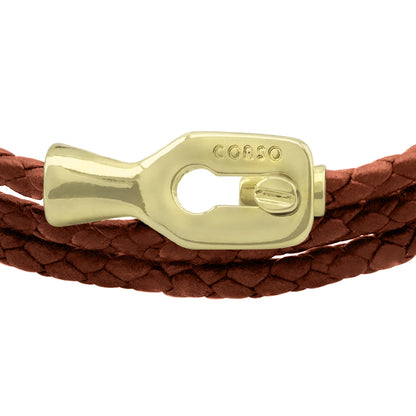 Pulsera baño de Oro 22K, Piel de borrego - Joyería y bisutería fina