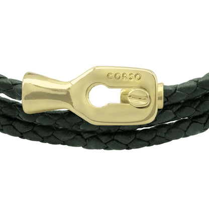 Pulsera baño de Oro 22K, Piel de borrego - Joyería y bisutería fina