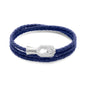 Pulsera baño de Rodio, Piel de borrego - Joyería y bisutería fina