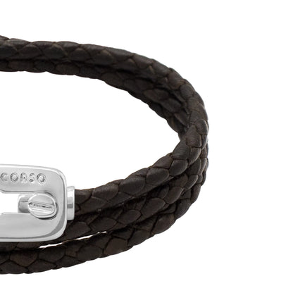 Pulsera baño de Rodio, Piel de borrego - Joyería y bisutería fina