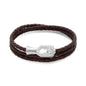 Pulsera baño de Rodio, Piel de borrego - Joyería y bisutería fina